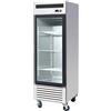 Ristoattrezzature Modello: 8852100001008,Armadio congelatore refrigerato in acciaio inox 1 anta in vetro a basso consumo energetico 610 lt ventilato -20-17 °C