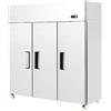Ristoattrezzature Modello: 8881103002009,Armadio congelatore refrigerato in acciaio inox 3 ante a basso consumo energetico 1390 lt ventilazione forzata -22-17 °C