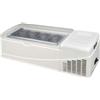 Ristoattrezzature Modello: 4114,Vetrina da banco rettangolare per gelato artigianale 8 vaschette da 2.5 lt