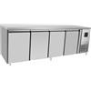 Risto Modello: 88860040091604,Tavolo congelatore refrigerato a basso consumo energetico in acciaio inox 4 porte -22-17 °C 2230x600x850h mm