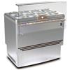 Risto Modello: 7617,Banco gelati refrigerazione statica in acciaio inox 8 pozzetti 1105x807x1030 h mm