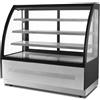 Ristoattrezzature Modello: 4348,Vetrina refrigerata vetri curvi 365 lt 0+8°C 1200x750x1350 h mm