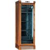 Ristoattrezzature Modello: 99490370181870,Cantina vini refrigerazione statica con ventola on/off rivestimento noce medio 126 bottiglie 655x635x1880h mm