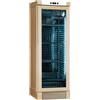 Ristoattrezzature Modello: 99490390181870,Cantina vini refrigerazione statica con ventola on/off rivestimento frassino naturale 126 bottiglie 655x635x1880h mm