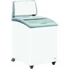 Ristoattrezzature Modello: 7672,Raffreddatore a pozzetto statico sportelli curvi scorrevoli 150 lt 580x695x1110 h mm -23~ -14 ° C