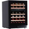 Ristoattrezzature Modello: 9952022411876,Cantina vini refrigerazione ventilata da banco 46 bottiglie doppia zona di temperatura +2 +12 °C/ +12 +20 °C 595x573x820h mm