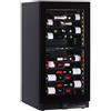 Ristoattrezzature Modello: 9954025411877,Cantina vini refrigerazione ventilata 56 bottiglie doppia zona di temperatura +2 +12 °C/ +12 +20 °C 595x690x1200h mm
