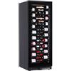 Ristoattrezzature Modello: 9955024401878,Cantina vini refrigerazione statica con agitatore 116 bottiglie +2 +20°C 595x690x1600h mm