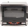 Ristoattrezzature Modello: 4760,Forno elettrico digitale ventilato 4 teglie 60x40 o GN 1/1 cm a convezione vapore 84x91x67h cm 5.45 kW con sonda al cuore