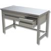 Ristoattrezzature Modello: 38190070001,Tavolo da lavoro e cassetti profondità 700 mm 1200x700 mm 2 cassetti
