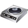 Ristoattrezzature Modello: 5095,Piastra ad induzione per Wok professionale con tasti touch