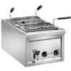 Ristoattrezzature Modello: 5110,Cuocipasta da banco elettrico in acciaio inox AISI304