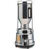 Ristoattrezzature Modello: 7782,Frullatore gigante in abs cromato con bicchiere in acciaio inox da 5 lt 800W con con motore a 2 velocità