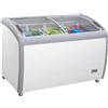 Ristoattrezzature Modello: 1001951450061,Frigo congelatore 1530x705x875h mm 500 lt statico professionale orizzontale temperatura impostabile da +8° a -18°C con porte scorrevoli in vetro