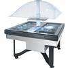 Risto Modello: 6564,Vetrina Buffet Refrigerato con vasca in acciaio inox