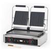 Ristoattrezzature Modello: 100280020031980,Piastra panini elettrica professionale doppia Rigata/Liscia 57x37x21h cm