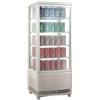 Ristoattrezzature Modello: 5247,Frigo vetrina bibite refrigerata 4 ante vetri curvi 98 lt +0 +12 °C 428x430x1110h mm