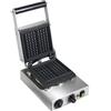 Ristoattrezzature Modello: 7828,Macchina per waffel rettangolare manuale singola 255x410x230 h mm