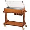Ristoattrezzature Modello: 9063008,Vetrina refrigerata espositrice in legno massello noce