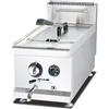 Ristoattrezzature Modello: 6420,Friggitrice Gas 14 litri da banco professionale 4.5 kW in acciaio inox