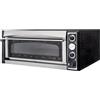 Ristoattrezzature Modello: 100460040001988,Forno elettrico pizzeria per pizza meccanico trifase porta in vetro capacità 4 pizze 1 camera da 720x720x140h mm