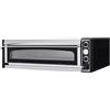 Ristoattrezzature Modello: 100460060001991,Forno elettrico pizzeria per pizza meccanico trifase porta in vetro capacità 9 pizze 1 camera da 1080x1080x140h mm