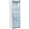 Ristoattrezzature Modello: 9213017065006,Armadio frigo refrigerato 1 anta in vetro in abs refrigerazione roll-Bond con ventilatore di assistenza 400 lt +2 +8 °C