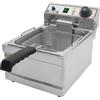 Ristoattrezzature Modello: 6158,Friggitrice elettrica da banco 6 Lt