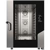 Ristoattrezzature Modello: 100770020172048,Forno elettrico combinato 10 teglie GN 2/1 a convezione vapore con comandi digitali Black Mask