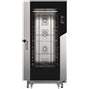 Ristoattrezzature Modello: 100770020202050,Forno elettrico combinato 16 teglie 600x400 mm a convezione vapore con comandi digitali Black Mask