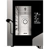 Ristoattrezzature Modello: 100780020222051,Forno elettrico combinato 6 teglie GN 1/1 a convezione vapore compatto con comandi digitali touchscreen