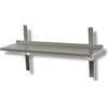 Risto Modello: 33540353,Mensola a parete liscia in acciaio inox profondità 300 mm 800x300x40h mm