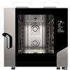 Risto Modello: 100820010152063,Forno a gas combinato 6 teglie 600x400 mm a convezione vapore con comandi digitali Black Mask