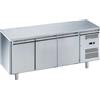 Ristoattrezzature Modello: 92370030111665,Tavolo frigo refrigerato in acciaio inox 3 porte -2 +8 °C 2020x800x850h mm