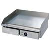 Ristoattrezzature Modello: 93310010381690,Fry top griglia elettrico professionale da banco piastra liscia 3.4 kW 550x495x245 h mm