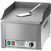 Ristoattrezzature Modello: 93360020401692,Fry top griglia elettrico professionale da banco piastra rigata 3 kW 335x570x300h mm