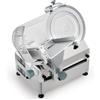 Ristoattrezzature Modello: 10144015028,Affettatrice automatica per salumi a gravità in acciaio inox con affilatoio rimovibile lama Ø 350 mm 550 W