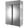 Ristoattrezzature Modello: 94510991705,Armadio igienizzante ad ozono in acciaio inox 2 ante 1400 lt 1440x800x2020h mm