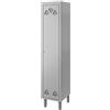 Ristoattrezzature Modello: 94800010011719,Armadietto spogliatoio bivano in acciaio inox con generatore d'ozono e catalizzatore 1 anta 1 posto 500x400x1800h mm