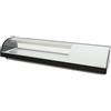 Ristoattrezzature Modello: 101670062151,Vetrina frigo 110,4x39x28,7h cm refrigerata da banco bianca con piano liscio vetri curvi e motore incorporato
