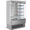 Risto Modello: 10168001542155,Espositore murale in acciaio inox per salumi e latticini con porte in vetro a battente +3 +5°C 187x80x204h cm
