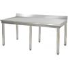 Risto Modello: 81460021507,Tavolo pasticceria con alzatina in acciaio inox 6 gambe 3600x900x870h mm