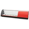 Ristoattrezzature Modello: 101700012157,Vetrina frigo 145,6x39x36h cm refrigerata da banco rossa con piano liscio mensola intermedia vetri curvi e motore incorporato