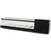 Ristoattrezzature Modello: 101710222159,Vetrina frigo 145,6x39x37,6h cm 6 vaschette gn 1/3 refrigerata da banco con mensola intermedia vetri dritti e motore incorporato