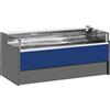 Ristoattrezzature Modello: 11014036942751,Banco refrigerato ventilato con vano riserva self-service per salumeria e macelleria blu 0 +2°C 150x109x92h cm