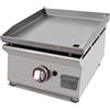 Ristoattrezzature Modello: 101960042185,Fry Top Griglia a gas 40,6x45x23,3h cm 2.75 kW da banco piastra liscia in acciaio