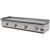 Ristoattrezzature Modello: 10196932189,Fry Top Griglia a gas 120,6x45x23,3h cm 11 kW da banco piastra liscia in acciaio