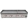 Ristoattrezzature Modello: 10202962189,Fry Top Griglia a gas 120,6x45x23,3h cm 8.25 + 2.75 kW da banco piastra liscia doppia in acciaio
