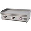 Ristoattrezzature Modello: 10203922191,Fry top griglia a gas 81x45,7x28h cm 9.6 kW da banco piastra liscia in acciaio spessorato 15 mm