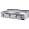 Ristoattrezzature Modello: 9565174555,Fry top griglia a gas da banco, piastra rigata 1200x700x290h mm 27 kW